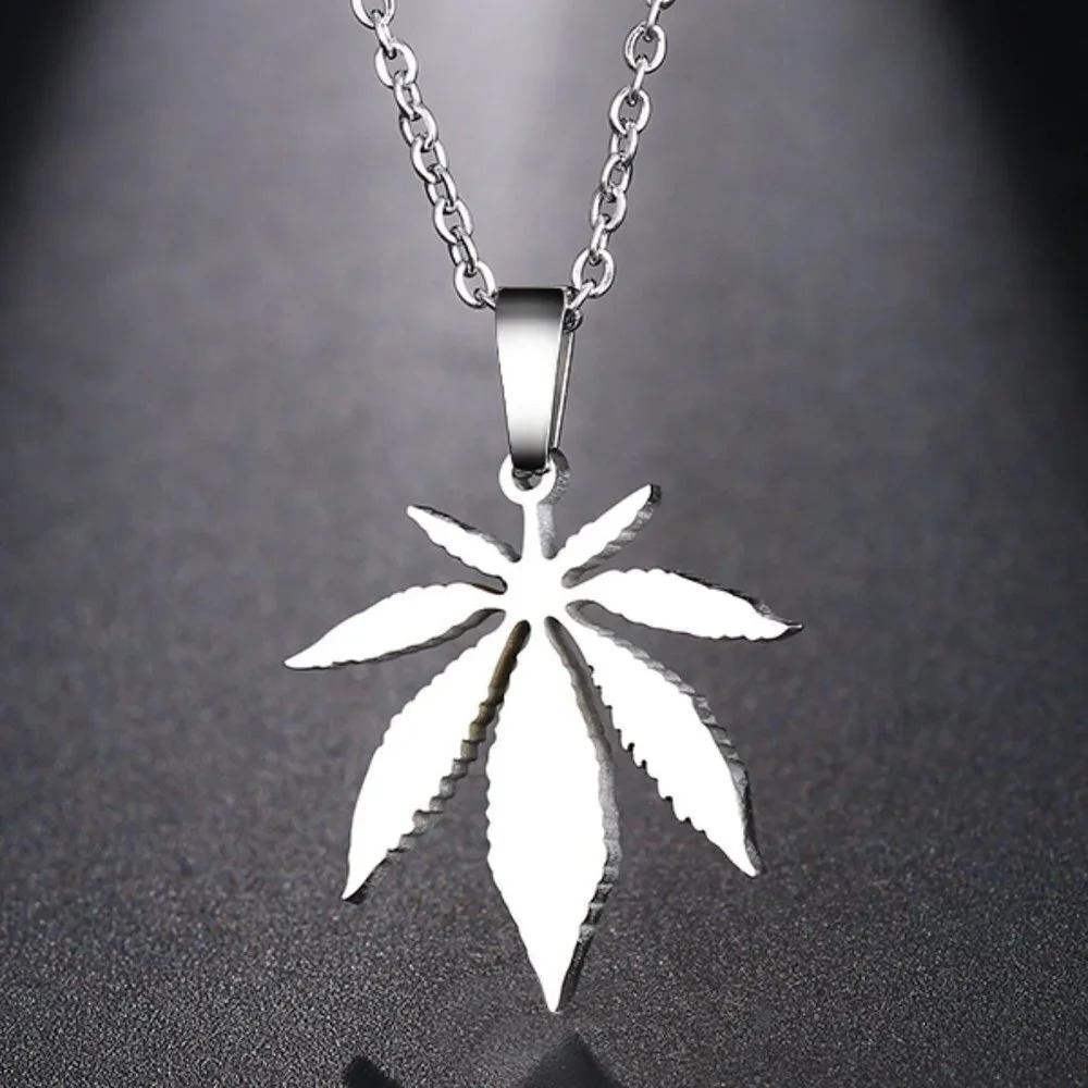🔥 Refine Maple Leaves Delicate Dainty 925 Silver Plated Necklace,EVGG1078